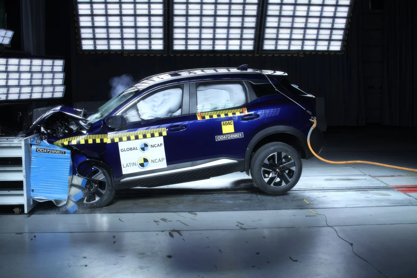 Nissan Kicks fabricado no Brasil mantém 5 estrelas no Latin NCAP e corrige falha estrutural